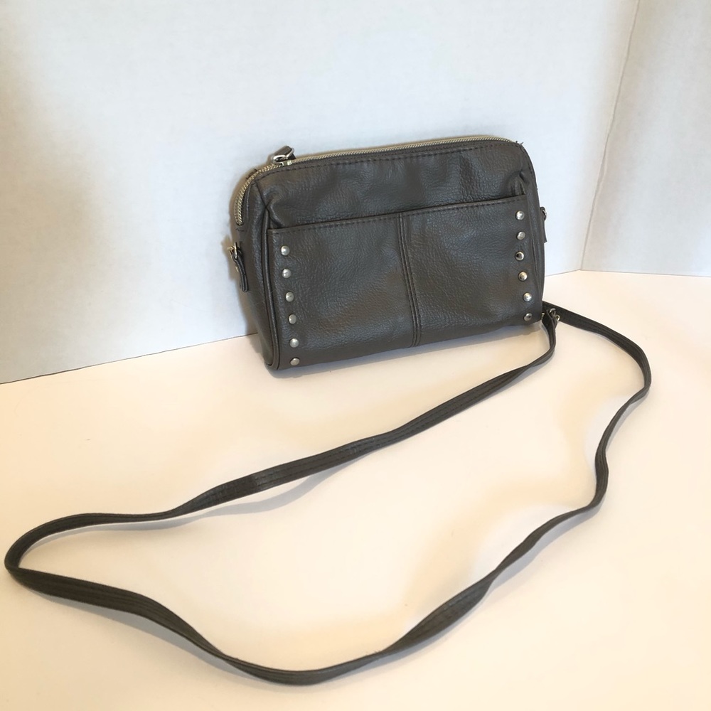 Gray small crossbody